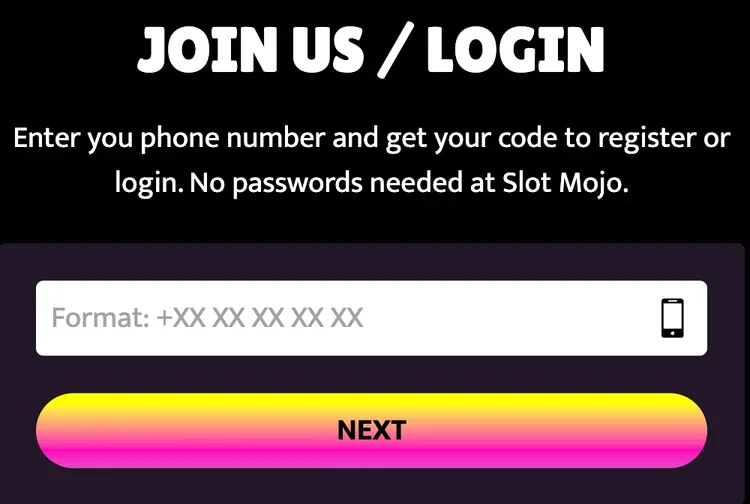 SlotMojo Casino Logga in